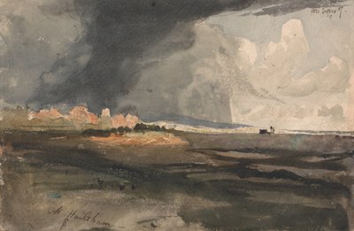 In Hailsham, Sussex - ein Sturm zieht auf von Samuel Palmer